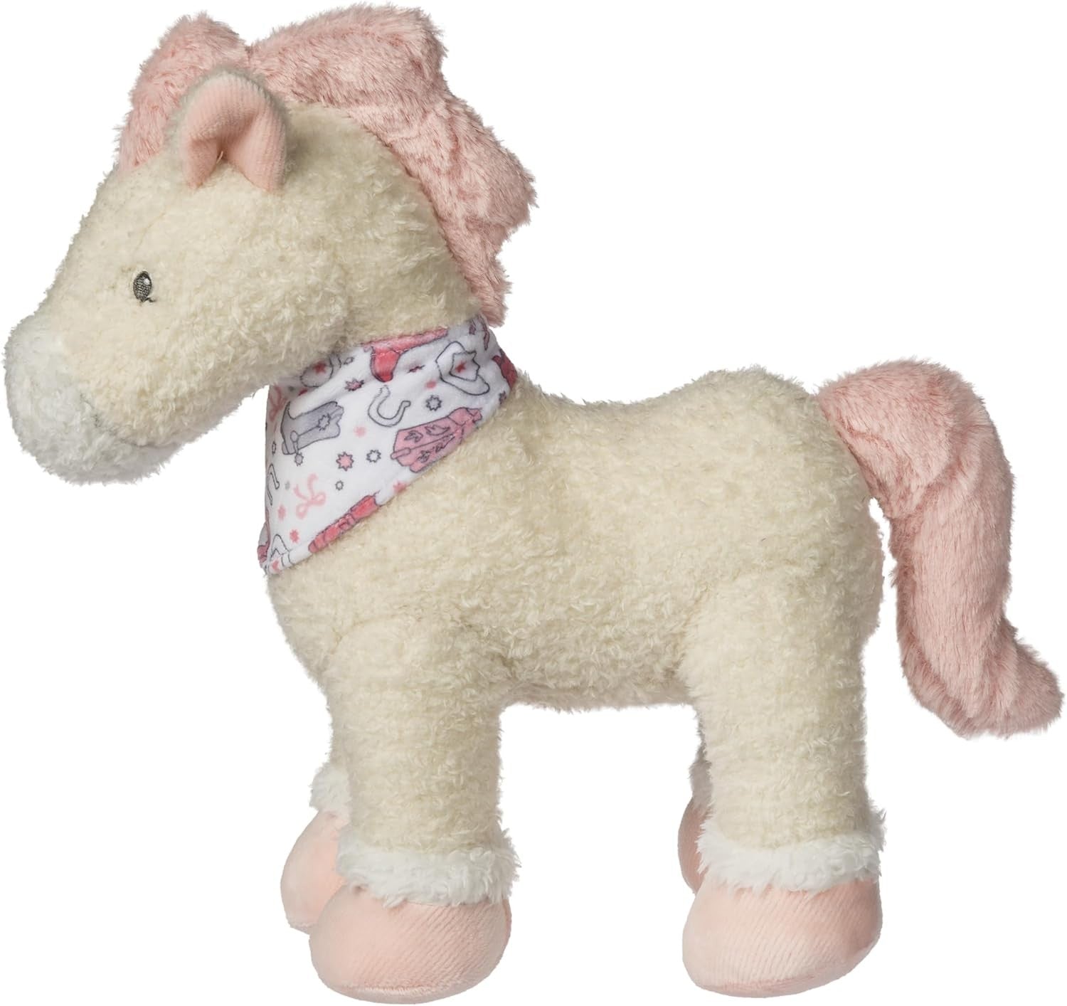 Mary Meyer Stuffed Animal Huggable Plush Soft Toy, 10-Inch, Cream Giddy Up Pony