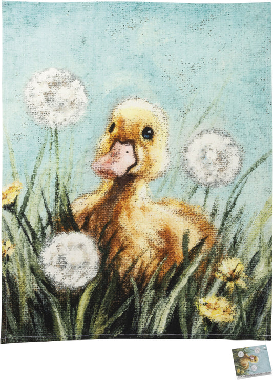Primitives by Kathy Farmhouse Collection Cotton Dish Towel - Duckling