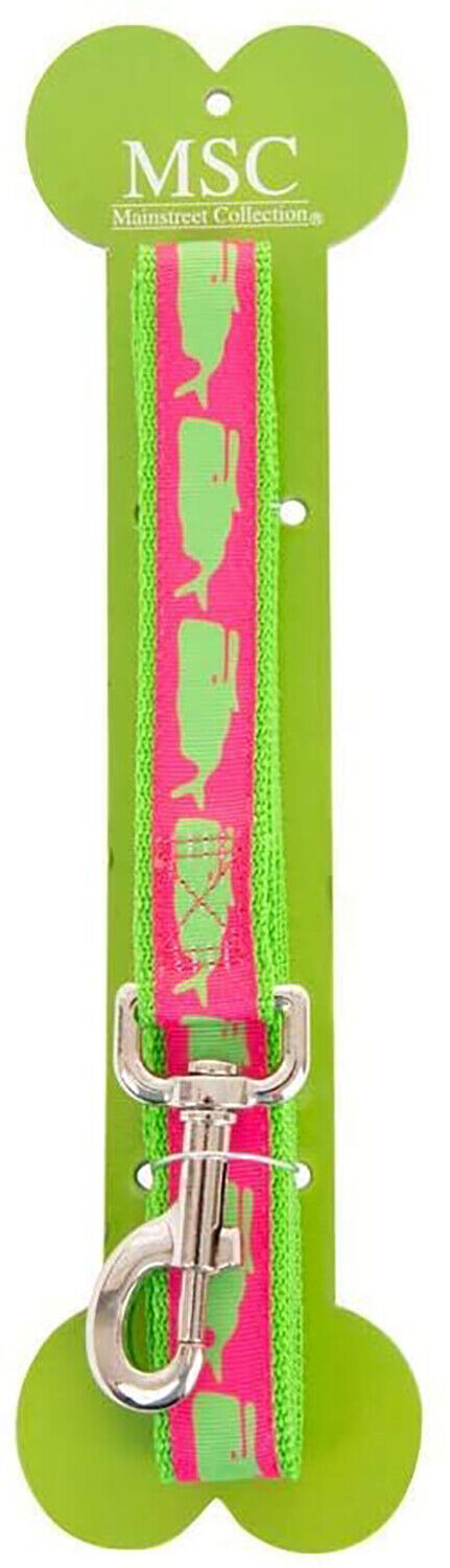Mainstreet Collection Dog Leash - Preppy Whales