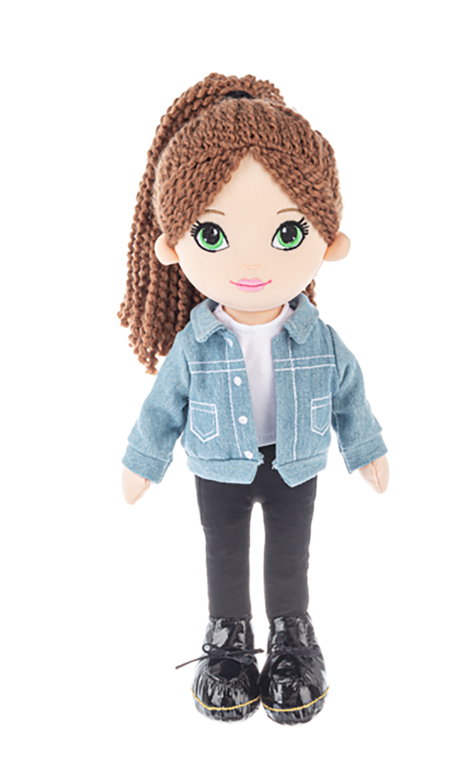 Ganz This is Me! Kayla Stuffed Toy Doll, 12" with Brown Hair and Workout Outfit