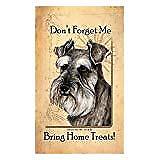 Schnauzer Uncropped Dog Baggage Buddies Luggage Tag 4"