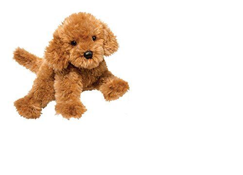 Douglas Addie Caramel Labradoodle Plush Stuffed Animal Toy, 16"