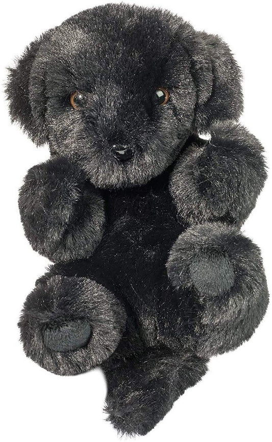 Douglas Plush Stuffed Animal Black Lab Lil’ Handful, 6"