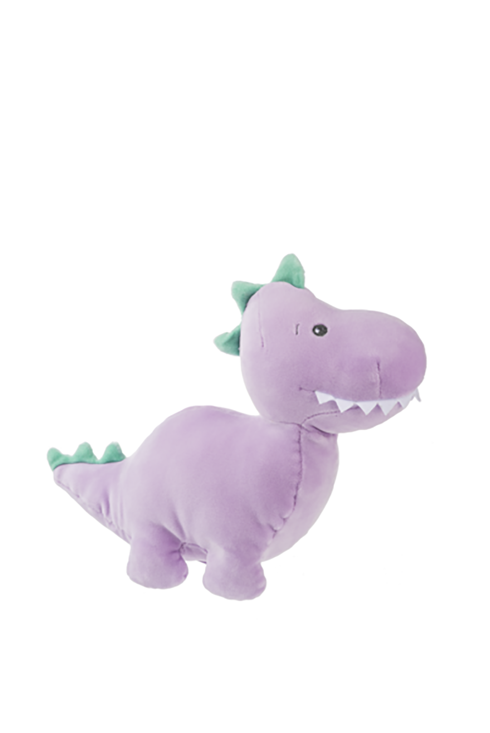 Baby Ganz Cuddle-Me Purple Dino with Rattle Plush Stuffed Animal Toy, 9"