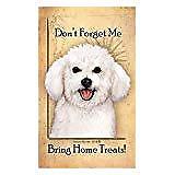 Bichon Frise Dog Baggage Buddies Luggage Tag 4"