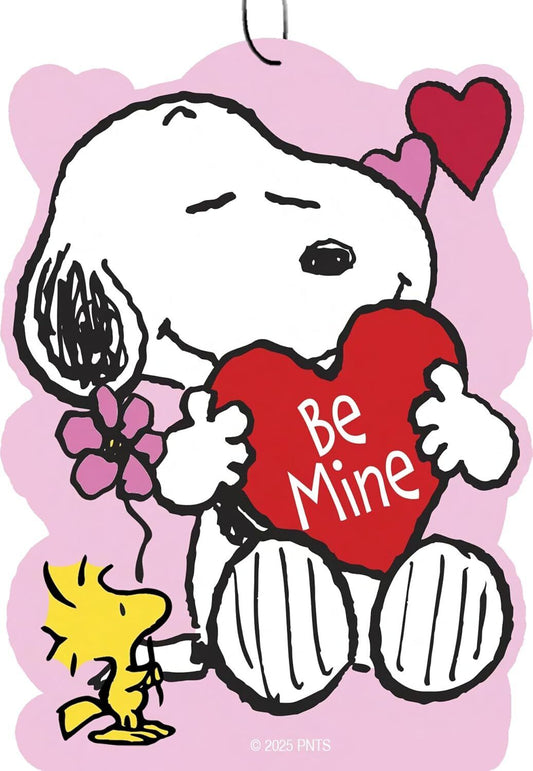 Spoontiques Peanuts Valentine's Day Air Freshener (3-Pack) for Cars and Trucks