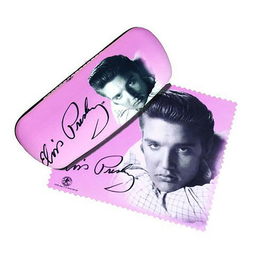 Spoontiques Elvis Presley Eyeglass Glasses Case & Lens Cloth