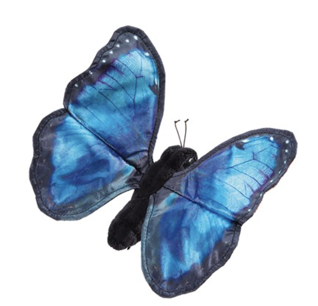 Folkmanis Blue Morpho Butterfly Finger Puppet