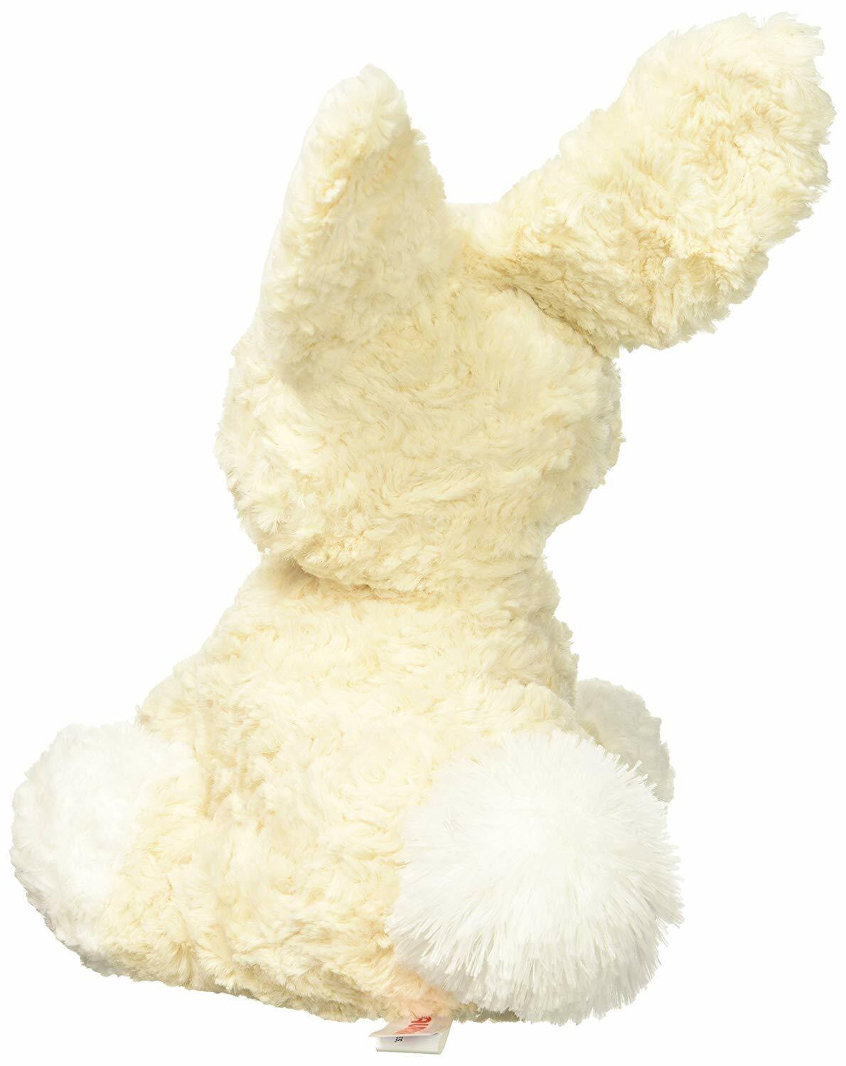 Aurora World Oatmeal Bouncy Cream Bunny Plush Stuffed Animal Toy 12"