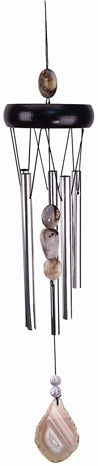Spoontiques White Agate Wind Chime