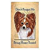 Papillon Red and White Dog Baggage Buddies Luggage Tag 4"
