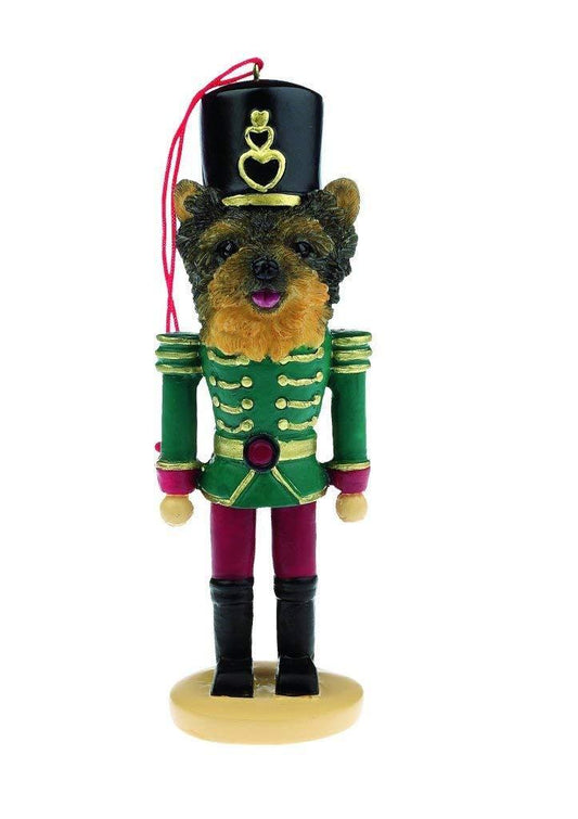 E&S Pets 35358-107 Yorkie Pup Nutcracker Soldier Dogs Ornament