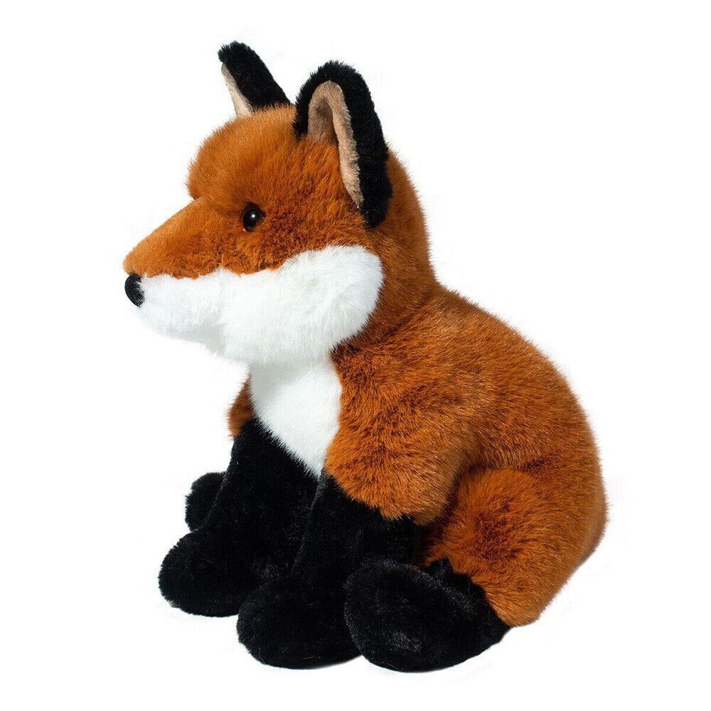Douglas Toys Super Freddie Soft Fox Plush Stuffed Animal, 12" sitting