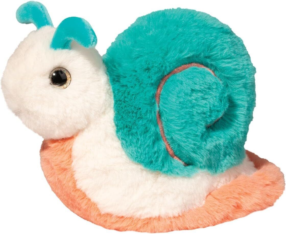 Douglas Syd Snail Plush Stuffed Animal Toy, 8 Inch