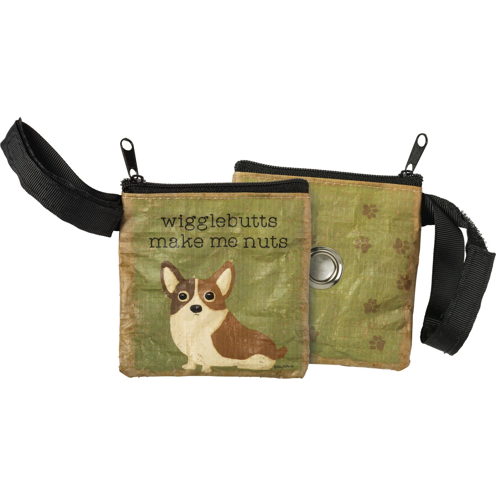 Primitives by Kathy Pet Dog Waste Bag Pouch - Wigglebutts Make Me Nuts
