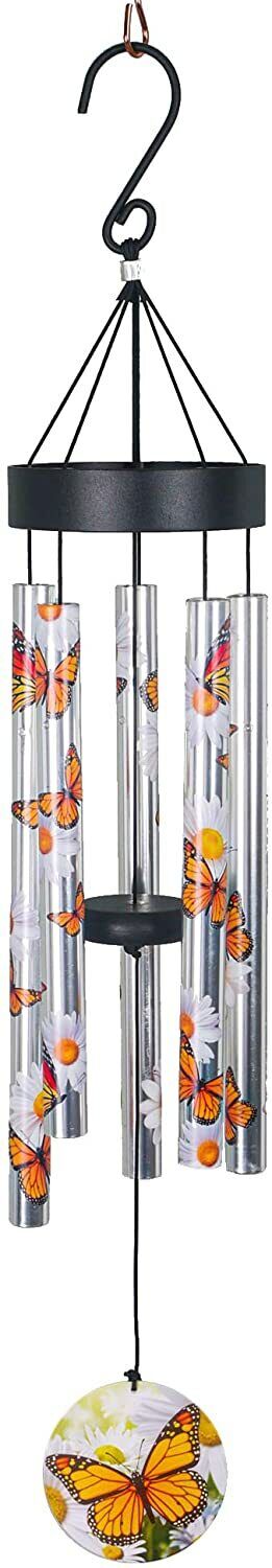 Spoontiques Decorative Chimes for Yard and Garden, Butterfly Wind Chime