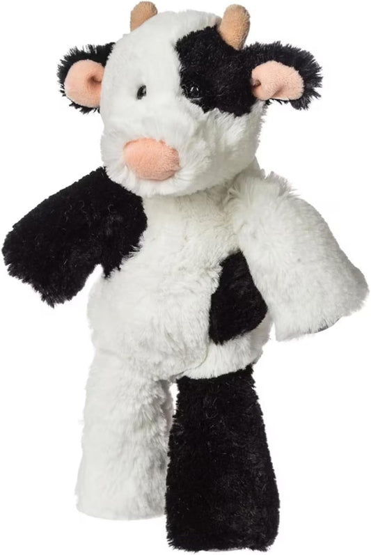 Mary Meyer Marshmallow Zoo Stuffed Animal Soft Toy, 9-Inches, Junior Clyde Cow