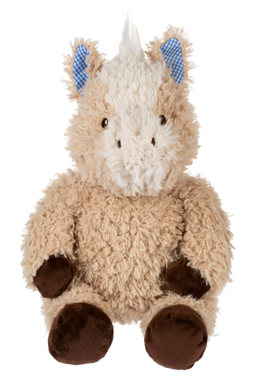 Ganz Happy Hill Farm - Tan Horse with Chime Plush Stuffed Animal Toy, 14" tall