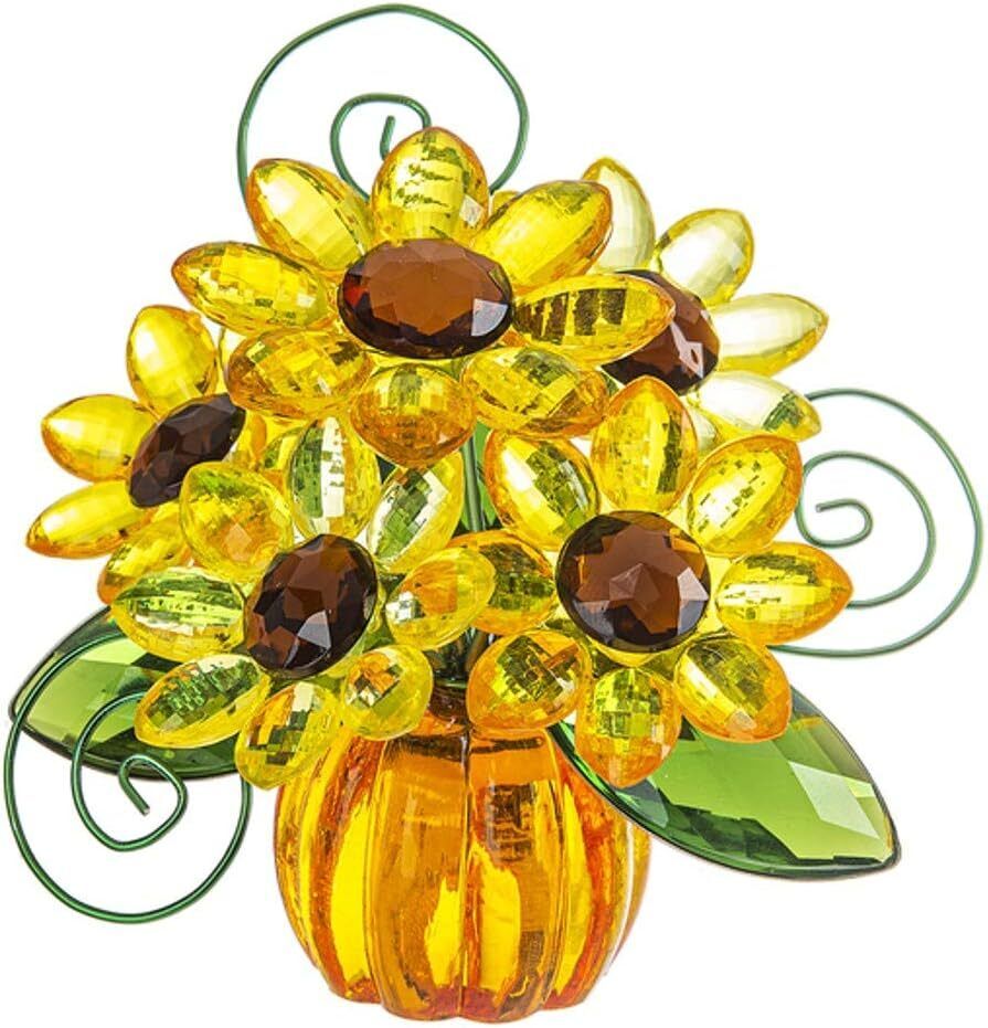 Ganz ACRYF-89 Posy Pot[TM] Sunflower Pumpkin, 4"