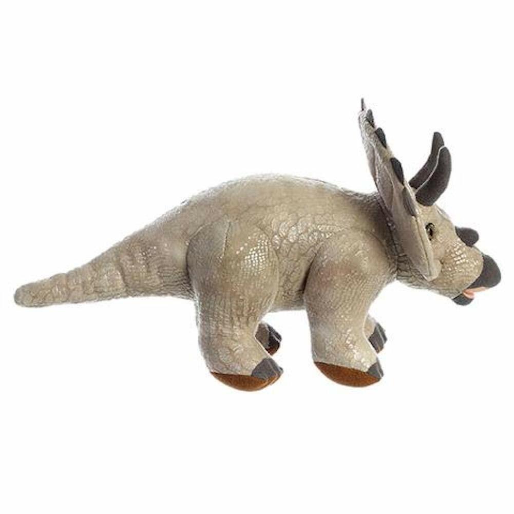 Aurora Triceratops Dinosaur Plush Stuffed Animal Toy, 13 inches