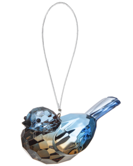 Ganz Crystal Expressions Acrylic Eastern Blue Bird Ornament, 3 1/4"