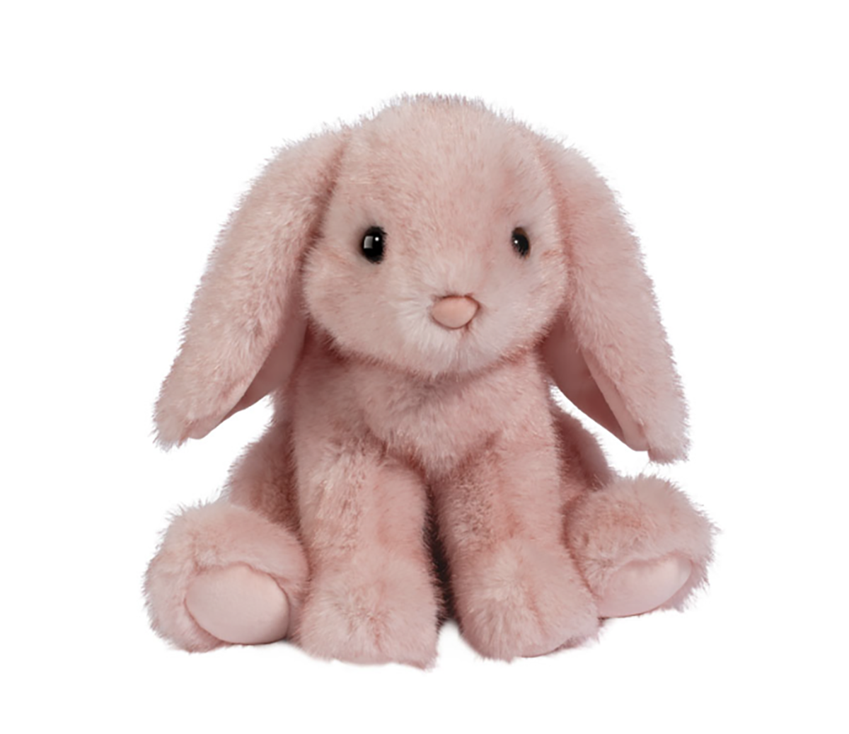 Douglas Toys Kenzie Pink Tipped Bunny Stuffed Animal Toy, 8"