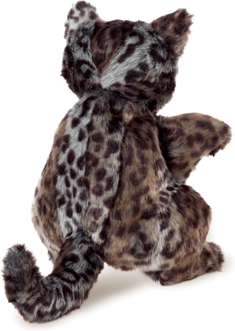 Folkmanis Wildcat Kitten Hand Puppet, Spotted, 10"