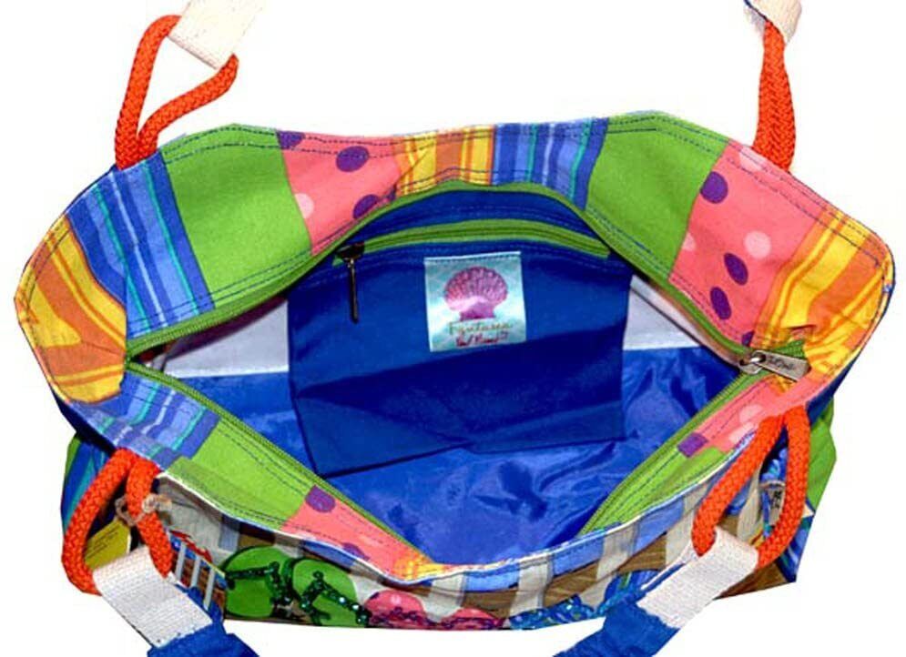 Sun N Sand Coastal Flip Flops Scoop Tote Bag by Paul Brent (Scoop Tote)