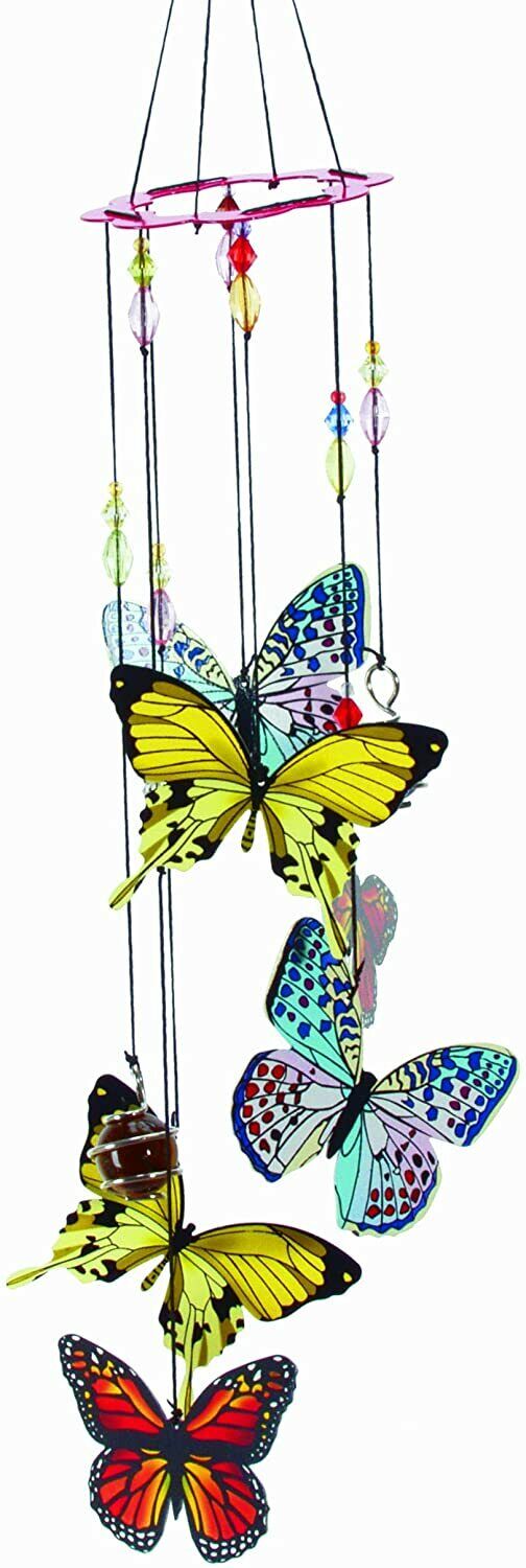 Spoontiques Butterfly Handpainted Metal Chime