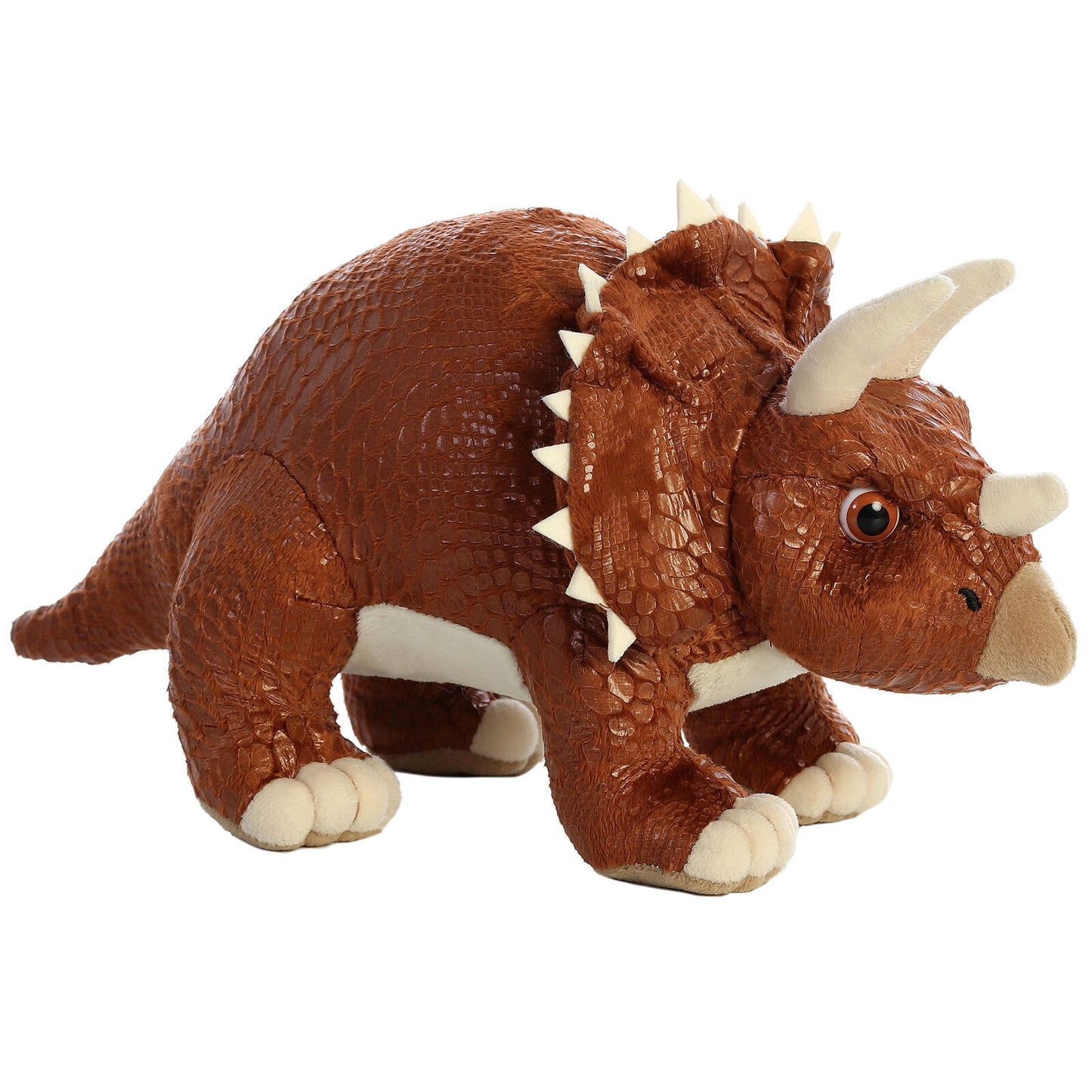 Aurora World Dinosaur - Stomp Triceratops 10" Plush Toy