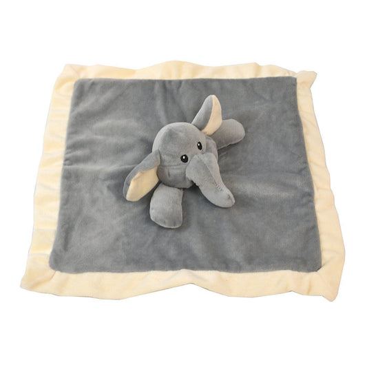 Lovey Security Blanket 12 inch Square Baby Blankie (Elephant) by Baberoo
