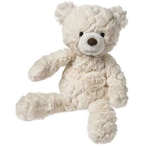 Mary Meyer Putty Bear Small Teddy Bear Plush Stuffed Soft Toy, Cream, 11"