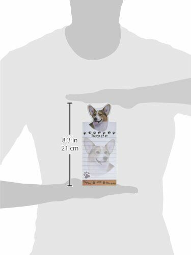 "Welsh Corgi Magnetic List Pads" Uniquely Shaped Sticky Notepad