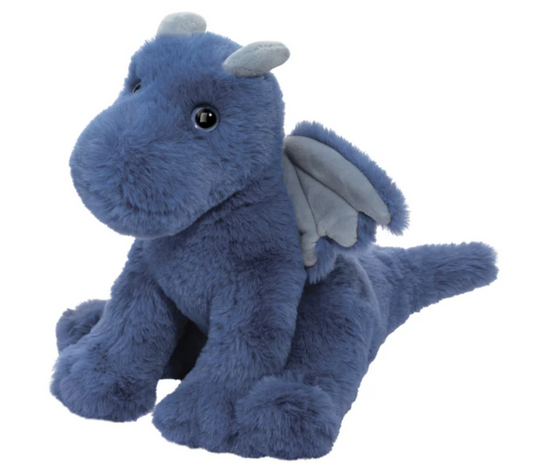 Douglas Cuddle Toys Indie Blue Dragon Soft Plush Stuffed Animal, 9"