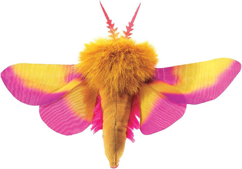 Folkmanis Mini Rosy Maple Moth Finger Puppet