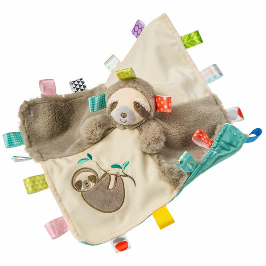 Mary Meyer Taggies Soothing Sensory Security Blanket, Molasses Sloth