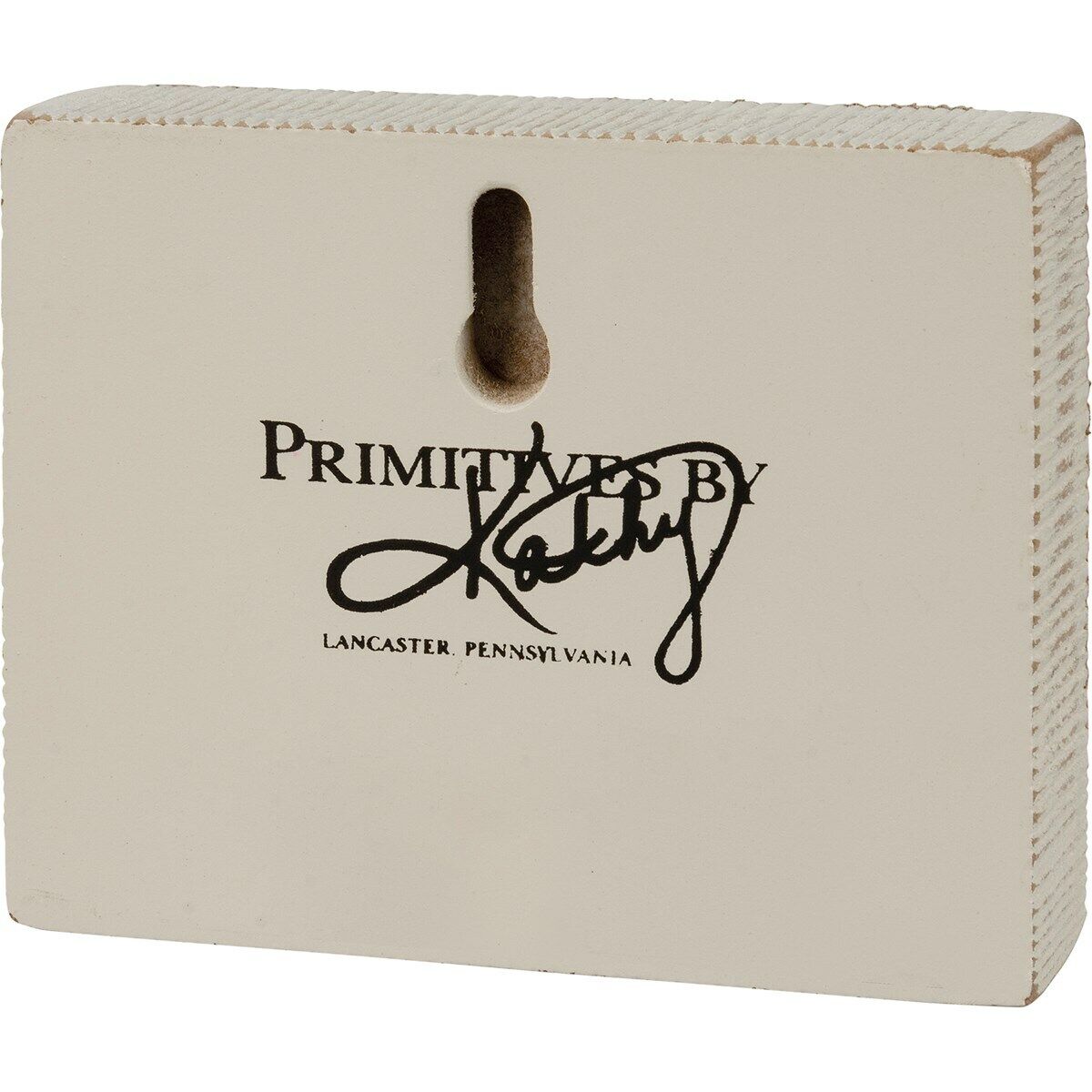 Primitives by Kathy Block Sign-Cat Under No Circumstances Pet My Exposed Belly