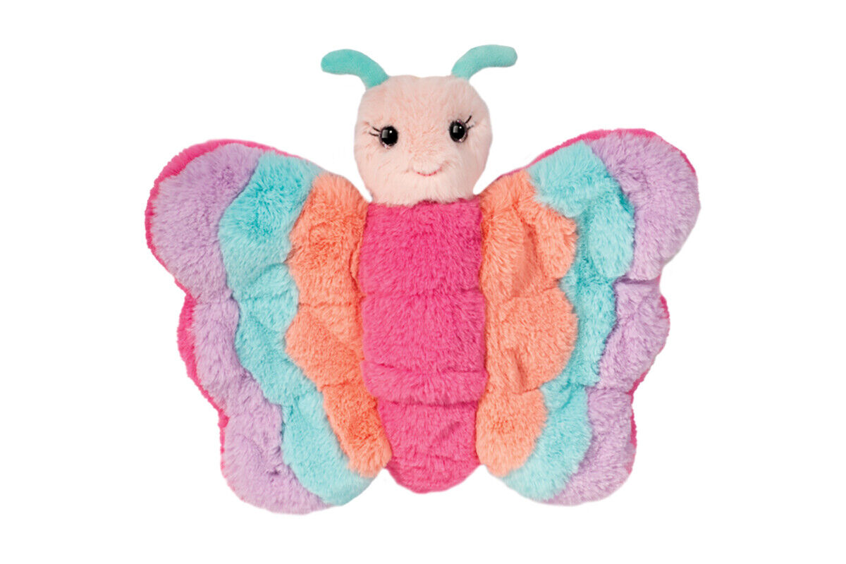 Douglas Bindi Butterfly Plush Stuffed Animal Small, 10" wide