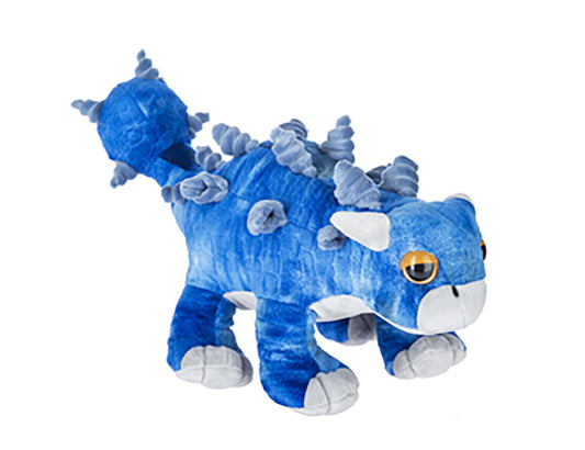 Ganz 15" Blue Ankylosaurus Dinosaur Plush Toy Stuffed Animal