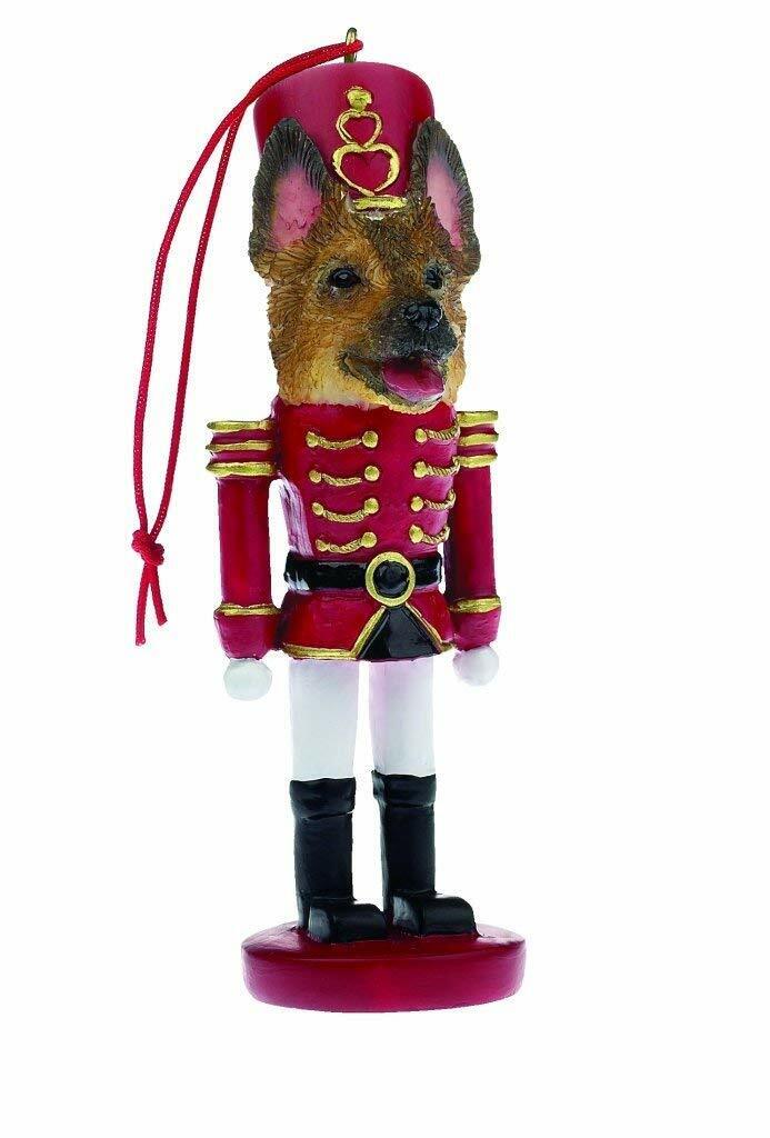 E&S Pets 35358-75 German Shepherd Nutcracker Soldier Dogs Ornament