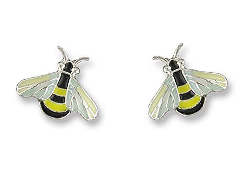 Paul Brent Silver Plated Honey Bee Post Earrings