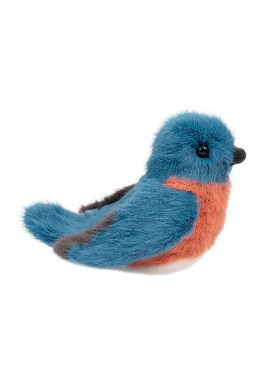Douglas Cuddle Toys Bertie Bluebird Plush Stuffed Animal , 6"