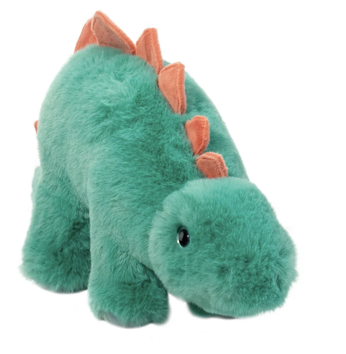 Douglas Stompie Soft Stegosaurus Green Dino Plush Stuffed Animal, 14" long