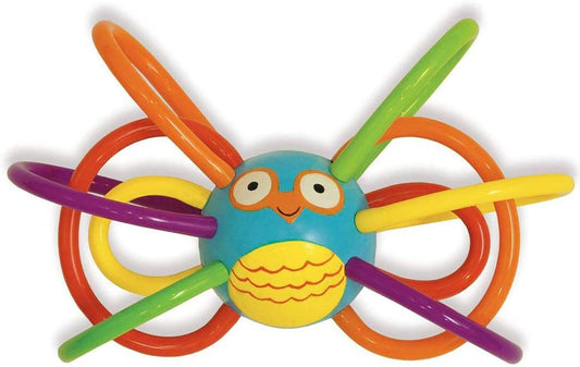 Manhattan Toy Zoo Winkel Owl Multicolor Rattle & Sensory Teether