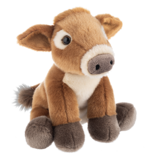 Ganz Heritage Collection Jersey Cow Plush Stuffed Animal Toy, 12"