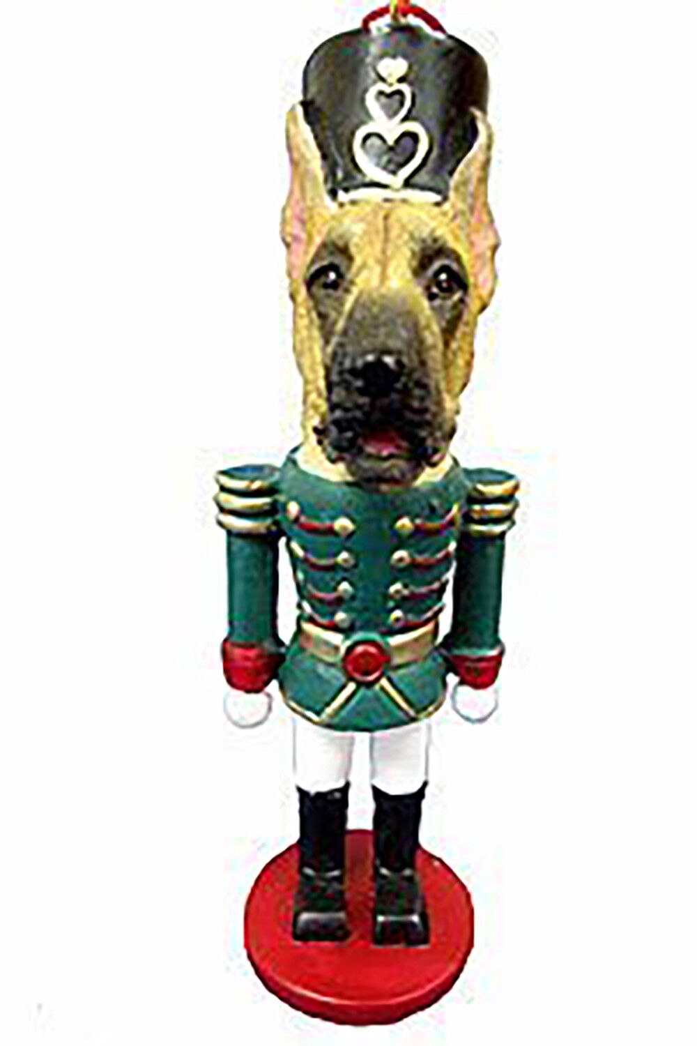 E&S Pets Fawn Great Dane Nutcracker Soldier Dog Ornament
