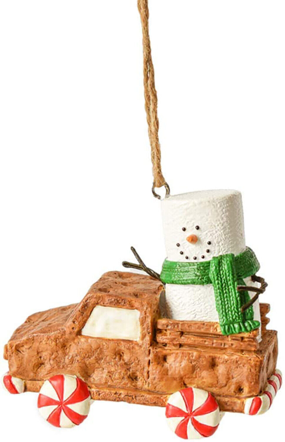 Ganz MX179707 S'Mores Graham Cracker Truck Decorative Hanging Ornament, 3 Inches