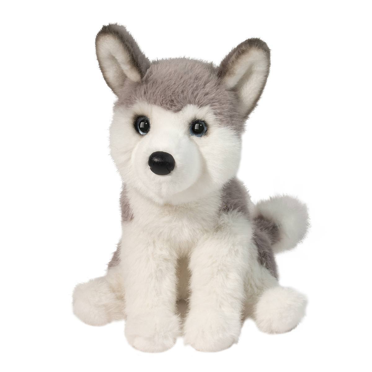 Douglas Cuddle Toys Flurrie Soft Husky Plush Stuffed Animal, 9"