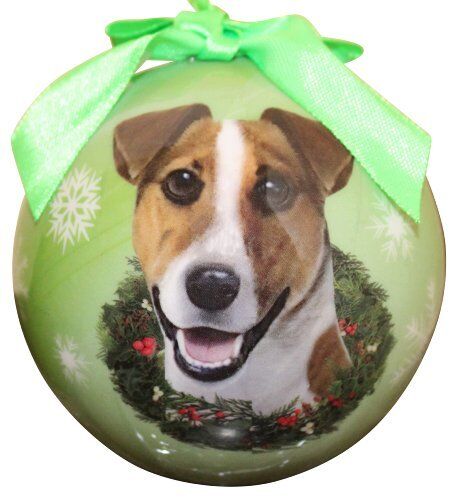 Jack Russell Christmas Ornament Shatter Proof Ball Easy To Personalize