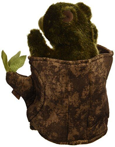 Folkmanis Bear in Tree Stump Hand Puppet